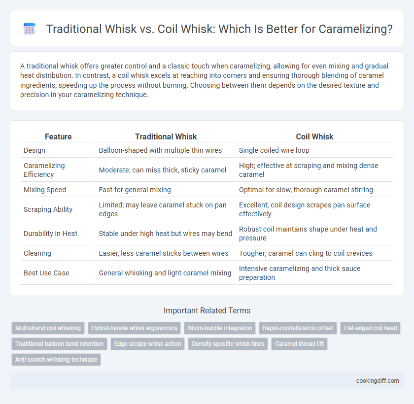 Traditional Whisk vs. Coil Whisk: Which Is Better for Caramelizing?