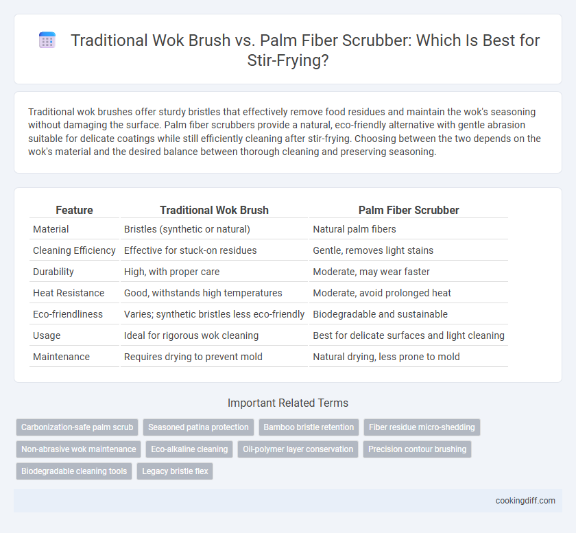 Traditional Wok Brush vs. Palm Fiber Scrubber: Which Is Best for Stir-Frying?