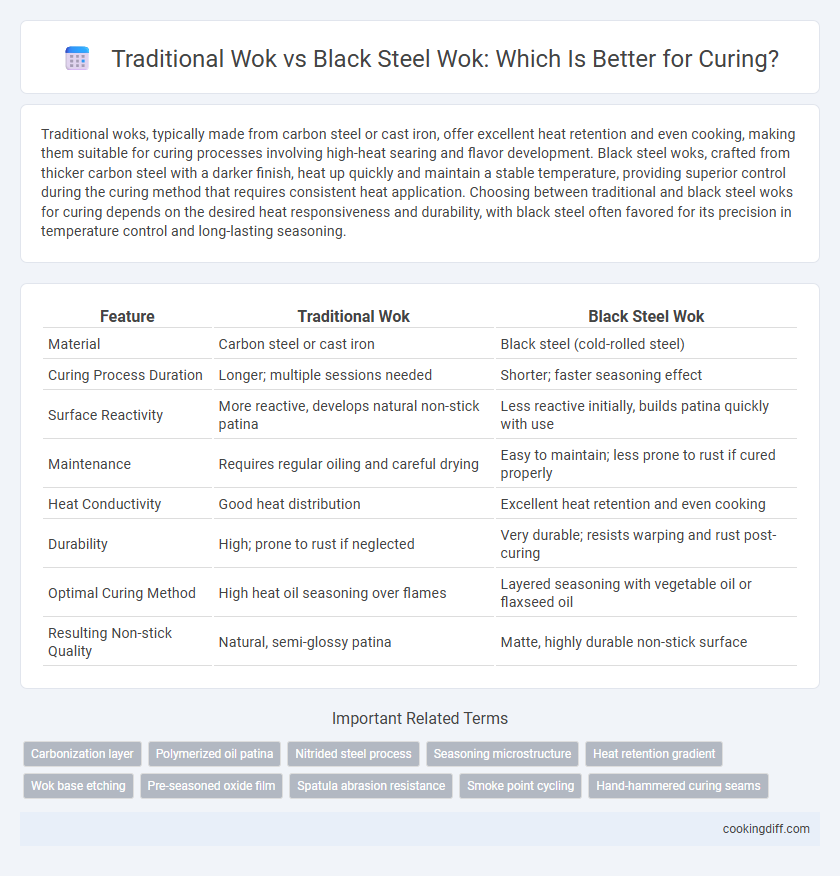 Traditional Wok vs Black Steel Wok: Which Is Better for Curing?