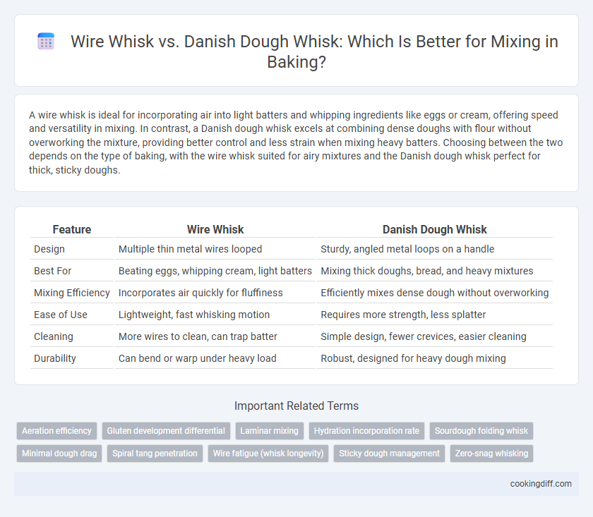 Wire Whisk vs. Danish Dough Whisk: Which Is Better for Mixing in Baking?