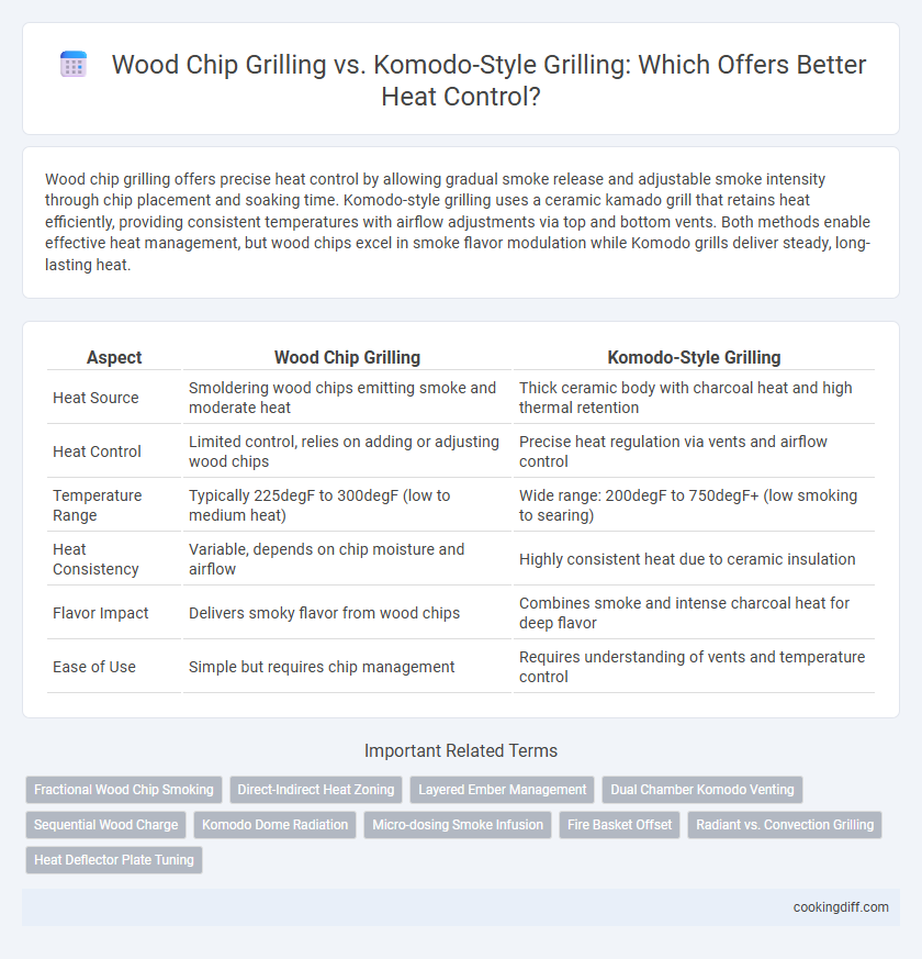 Wood Chip Grilling vs. Komodo-Style Grilling: Which Offers Better Heat Control?
