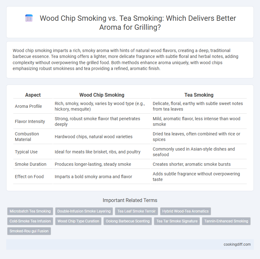 Wood Chip Smoking vs. Tea Smoking: Which Delivers Better Aroma for Grilling?