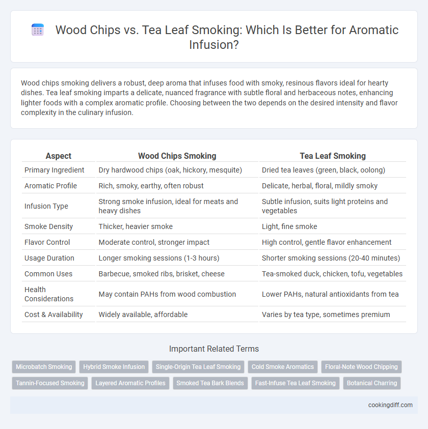 Wood Chips vs. Tea Leaf Smoking: Which Is Better for Aromatic Infusion?