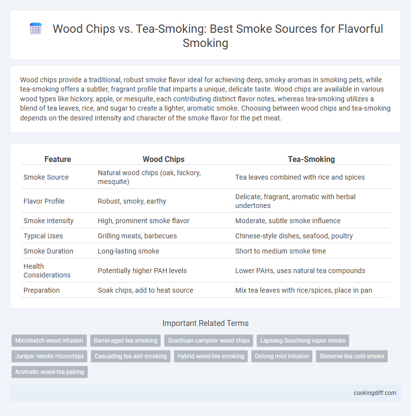 Wood Chips vs. Tea-Smoking: Best Smoke Sources for Flavorful Smoking