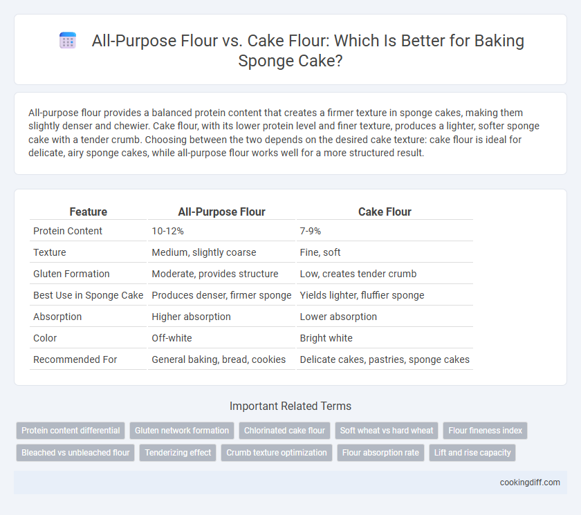 All-Purpose Flour vs. Cake Flour: Which Is Better for Baking Sponge Cake?