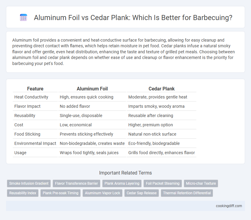 Aluminum Foil vs Cedar Plank: Which Is Better for Barbecuing?