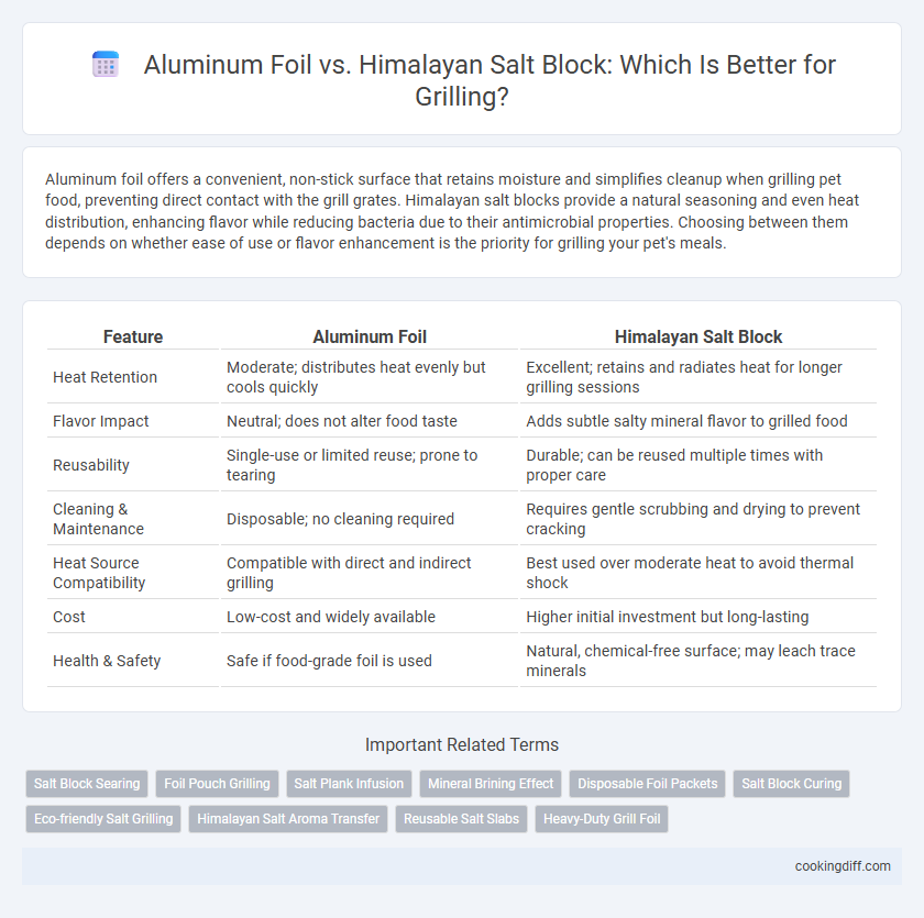 Aluminum Foil vs. Himalayan Salt Block: Which Is Better for Grilling?