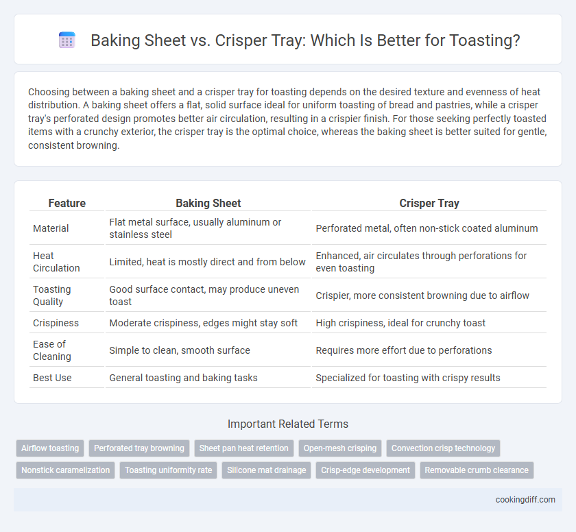 Baking Sheet vs. Crisper Tray: Which Is Better for Toasting?
