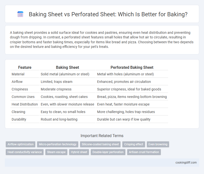 Baking Sheet vs Perforated Sheet: Which Is Better for Baking?