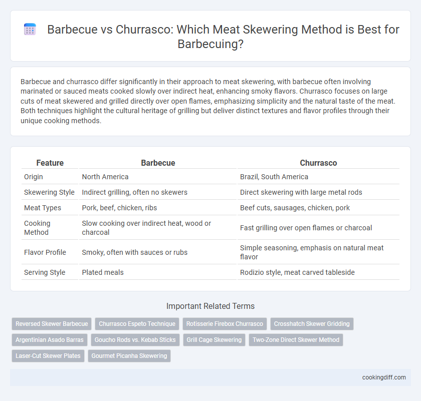 Barbecue vs Churrasco: Which Meat Skewering Method is Best for Barbecuing?