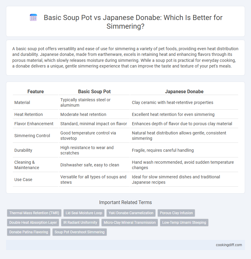 Basic Soup Pot vs Japanese Donabe: Which Is Better for Simmering?