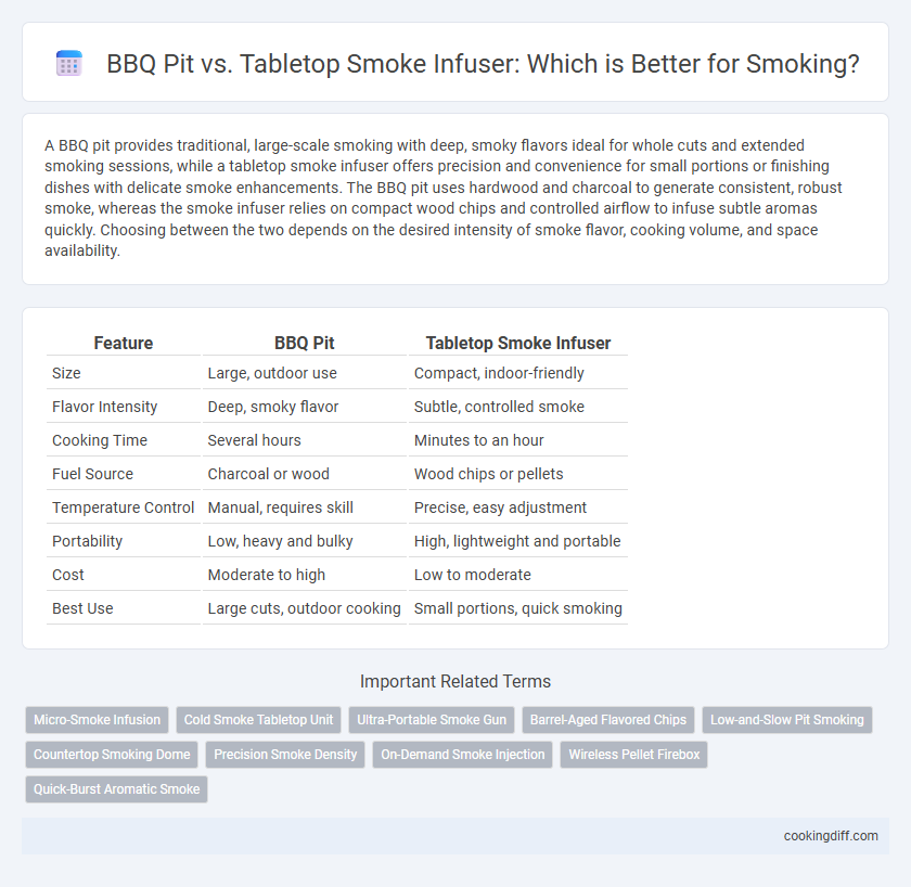 BBQ Pit vs. Tabletop Smoke Infuser: Which is Better for Smoking?