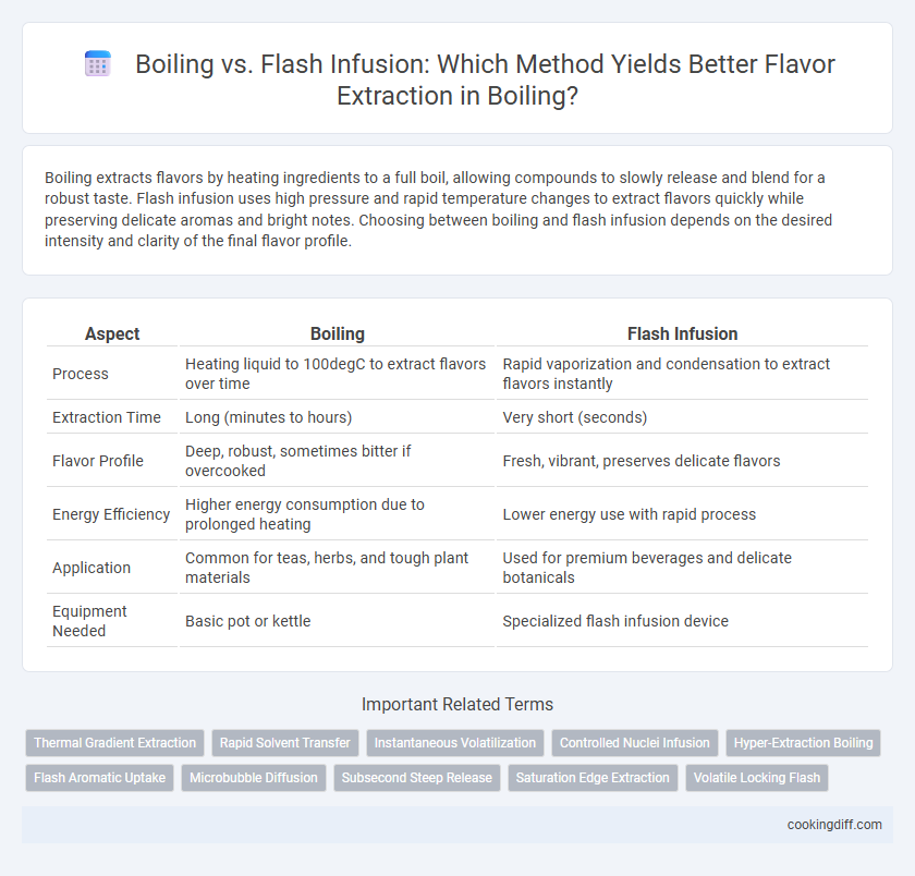 Boiling vs. Flash Infusion: Which Method Yields Better Flavor Extraction in Boiling?