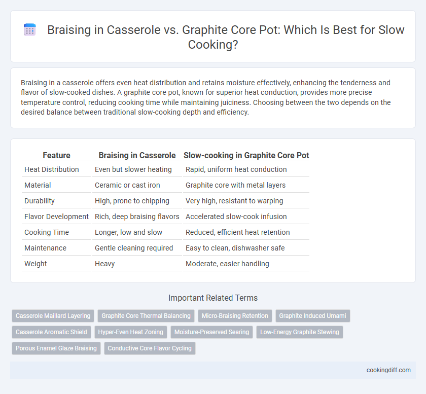 Braising in Casserole vs. Graphite Core Pot: Which Is Best for Slow Cooking?