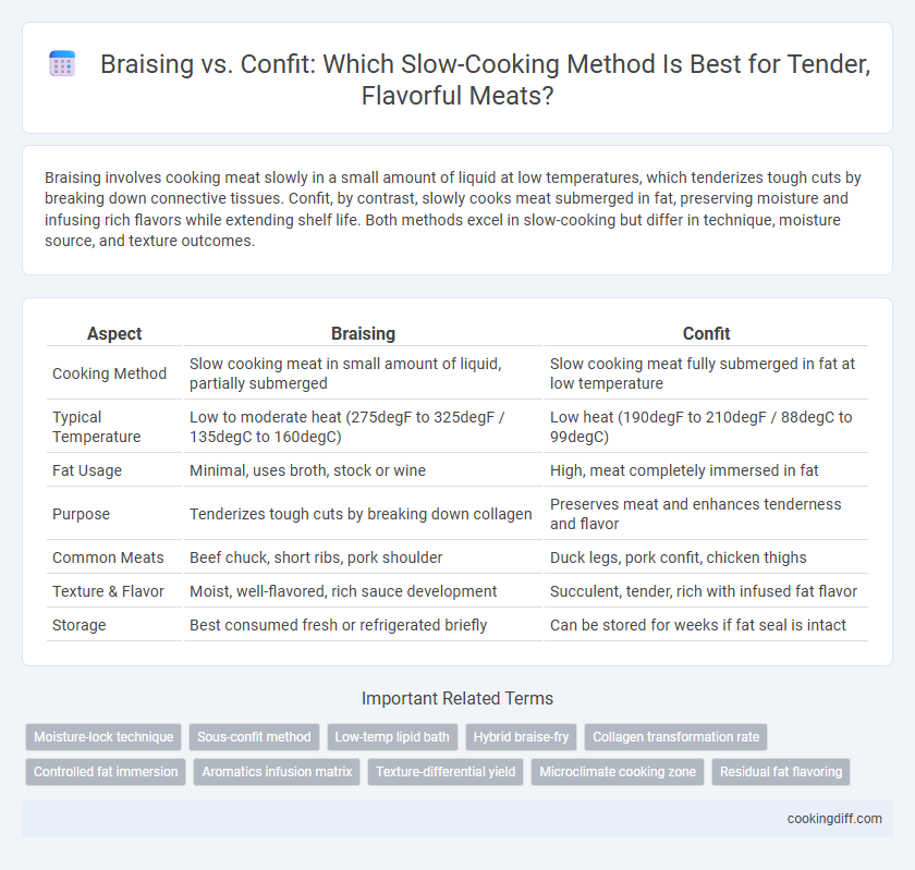 Braising vs. Confit: Which Slow-Cooking Method Is Best for Tender, Flavorful Meats?