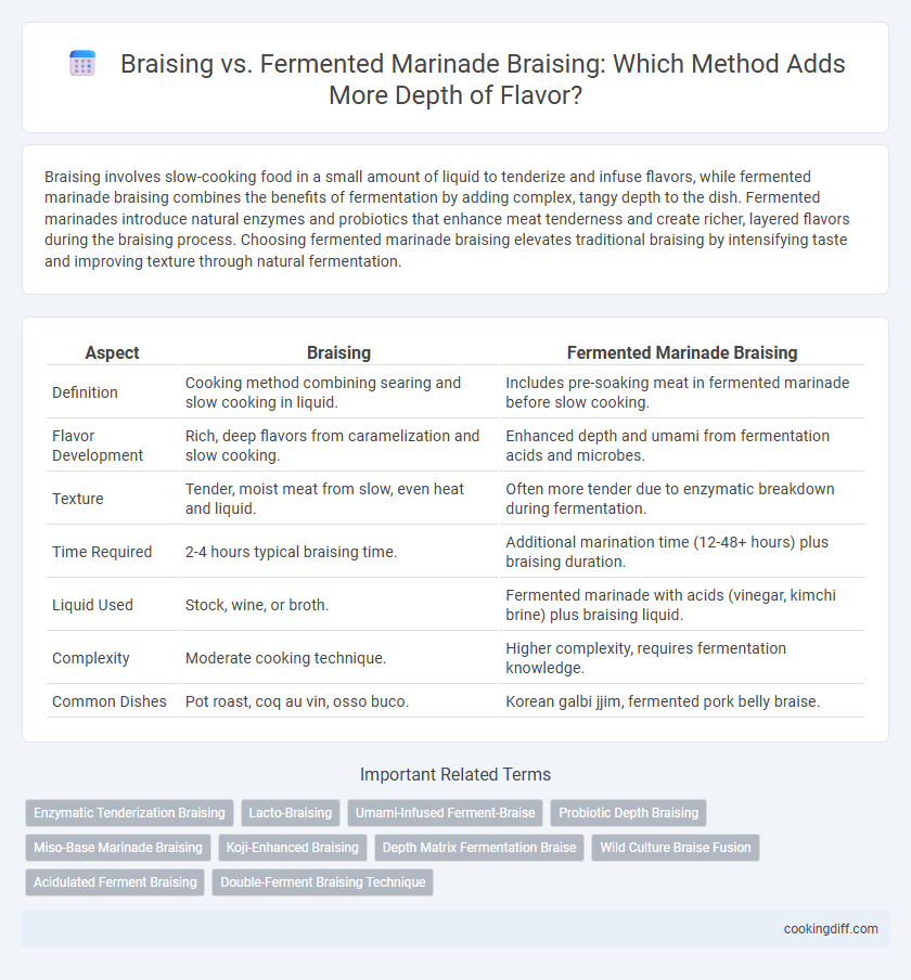 Braising vs. Fermented Marinade Braising: Which Method Adds More Depth of Flavor?