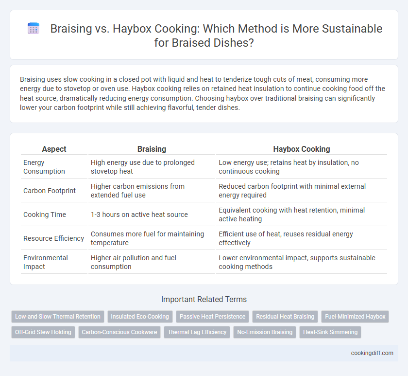 Braising vs. Haybox Cooking: Which Method is More Sustainable for Braised Dishes?