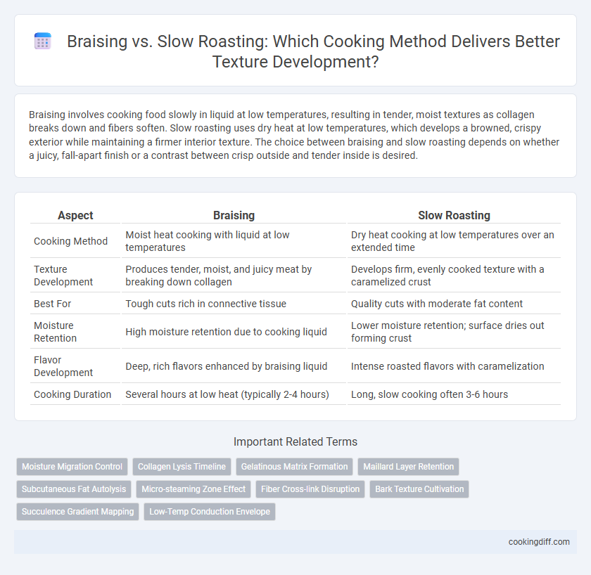 Braising vs. Slow Roasting: Which Cooking Method Delivers Better Texture Development?