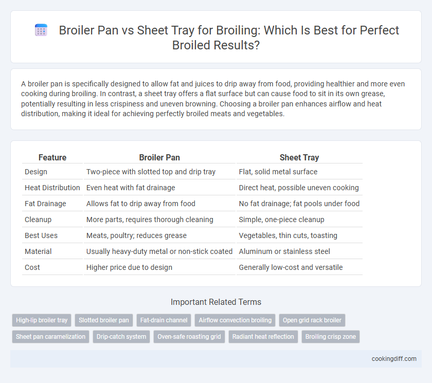 Broiler Pan vs Sheet Tray for Broiling: Which Is Best for Perfect Broiled Results?