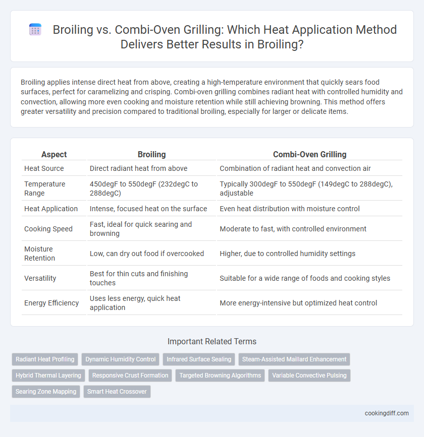 Broiling vs. Combi-Oven Grilling: Which Heat Application Method Delivers Better Results in Broiling?
