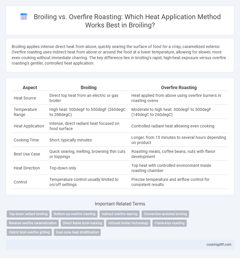 Broiling vs. Overfire Roasting: Which Heat Application Method Works Best in Broiling?