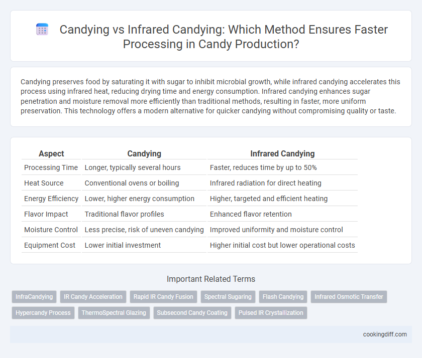 Candying vs Infrared Candying: Which Method Ensures Faster Processing in Candy Production?