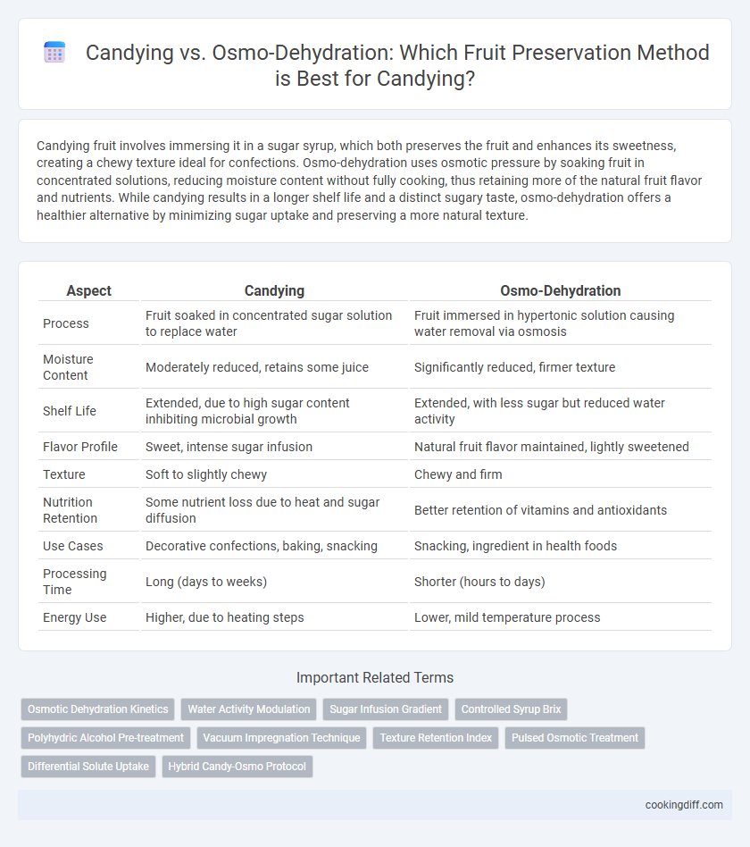 Candying vs. Osmo-Dehydration: Which Fruit Preservation Method is Best for Candying?