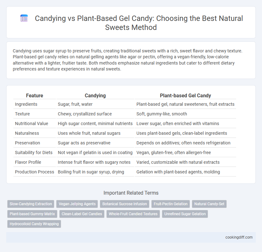 Candying vs Plant-Based Gel Candy: Choosing the Best Natural Sweets Method