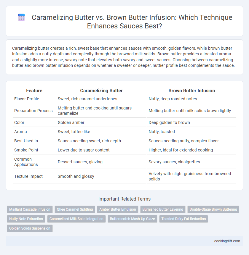 Caramelizing Butter vs. Brown Butter Infusion: Which Technique Enhances Sauces Best?
