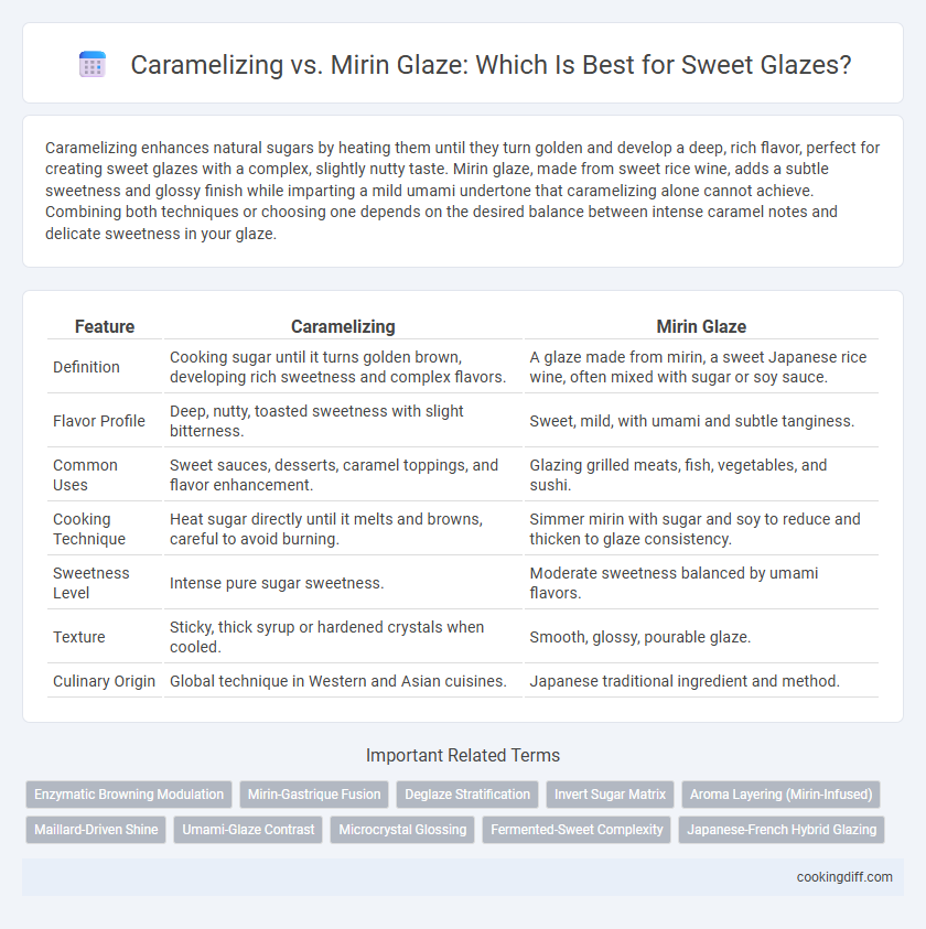 Caramelizing vs. Mirin Glaze: Which Is Best for Sweet Glazes?