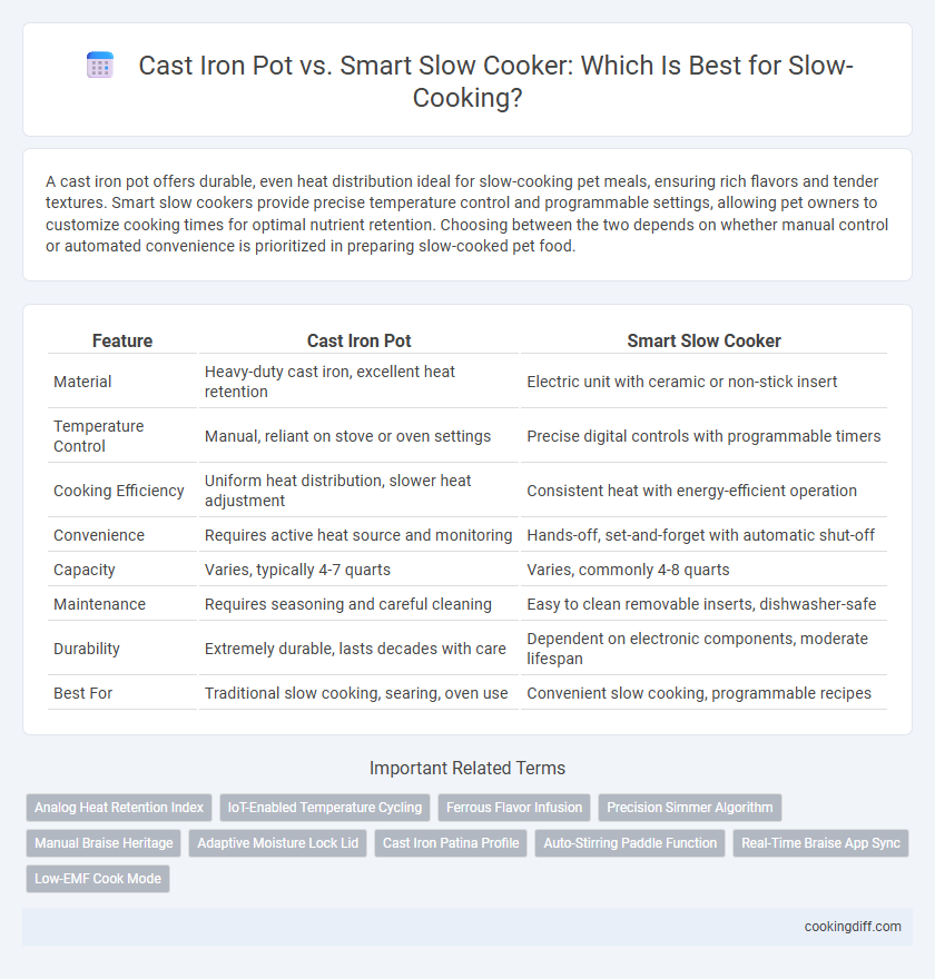 Cast Iron Pot vs. Smart Slow Cooker: Which Is Best for Slow-Cooking?
