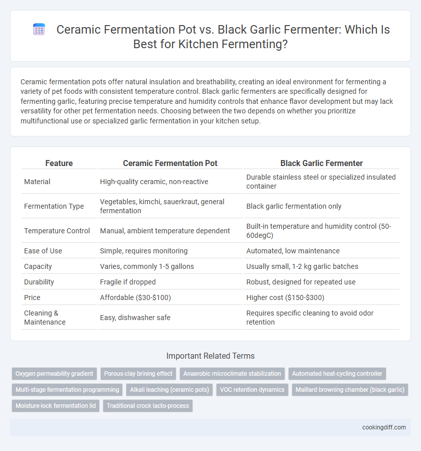 Ceramic Fermentation Pot vs. Black Garlic Fermenter: Which Is Best for Kitchen Fermenting?