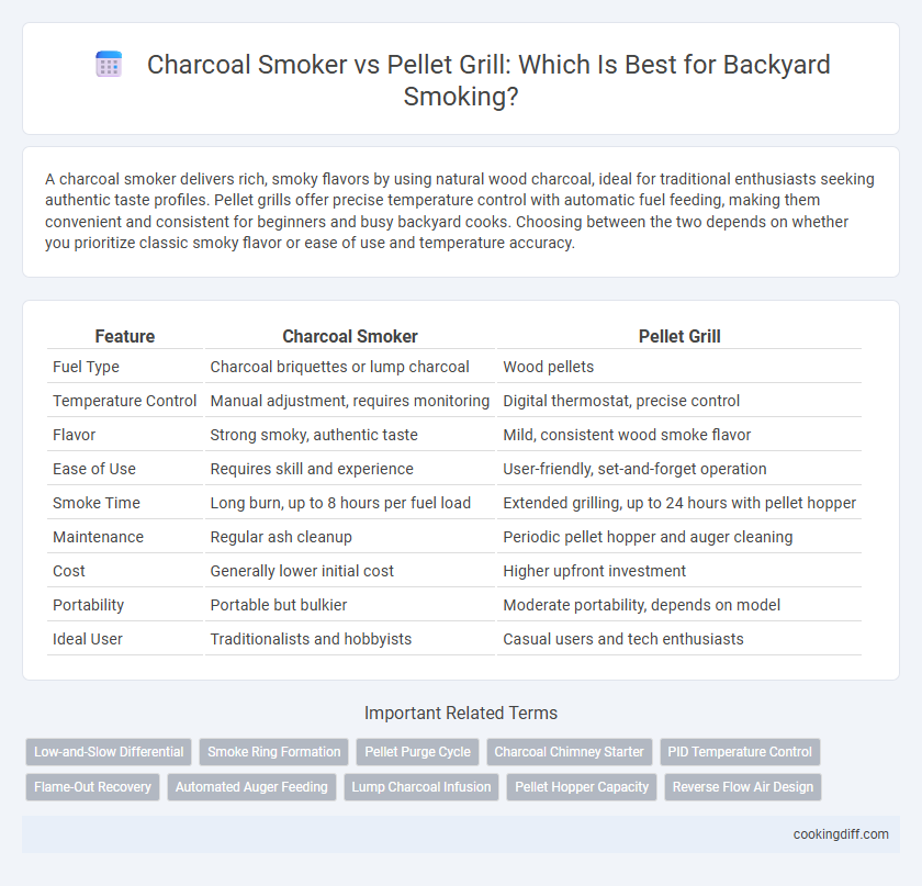 Charcoal Smoker vs Pellet Grill: Which Is Best for Backyard Smoking?