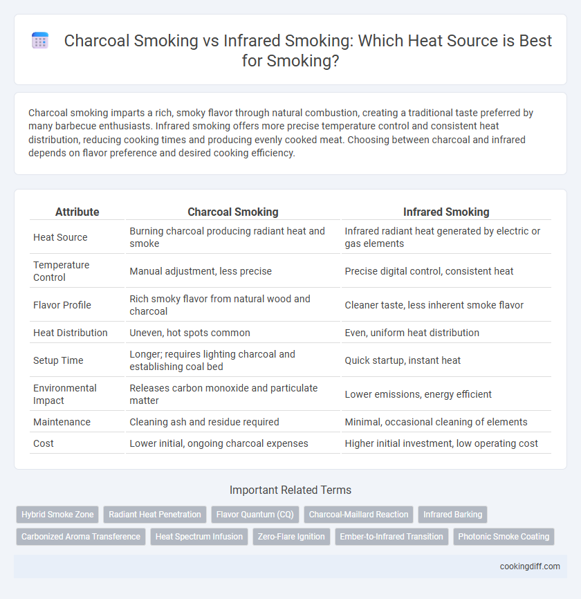 Charcoal Smoking vs Infrared Smoking: Which Heat Source is Best for Smoking?