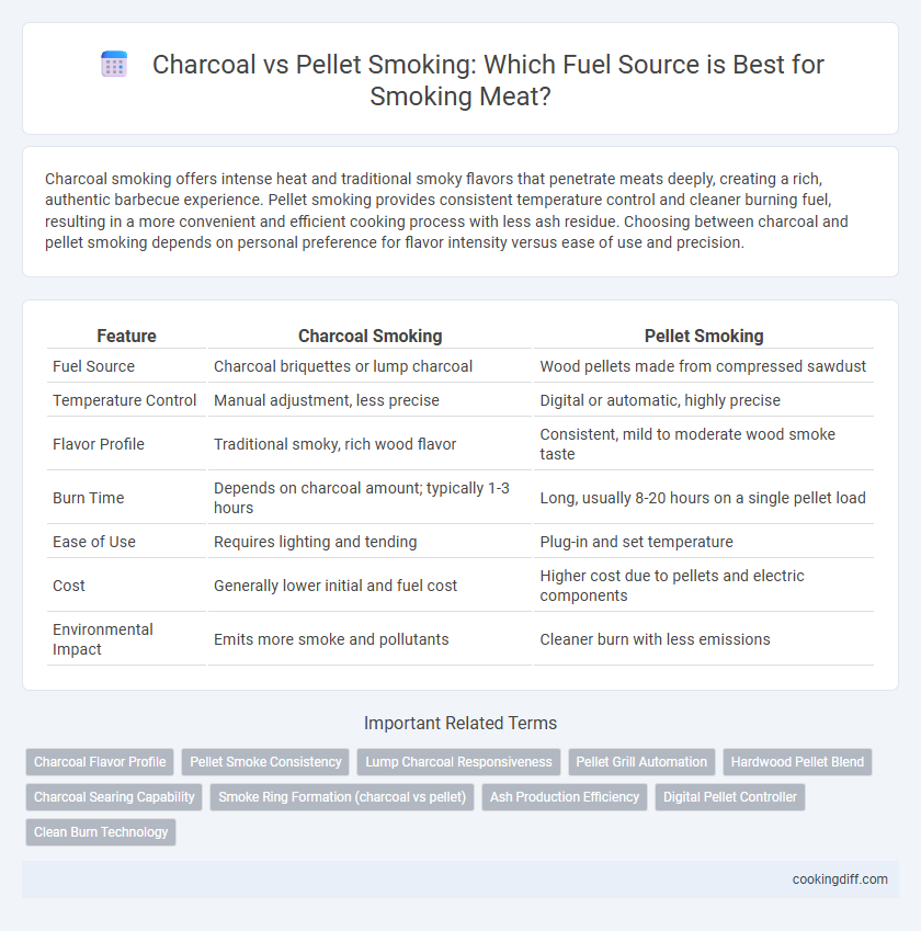 Charcoal vs Pellet Smoking: Which Fuel Source is Best for Smoking Meat?
