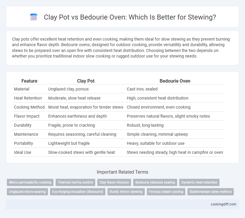 Clay Pot vs Bedourie Oven: Which Is Better for Stewing?
