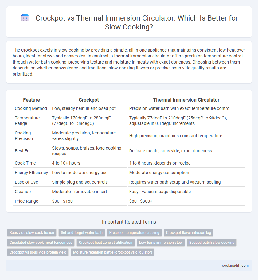 Crockpot vs Thermal Immersion Circulator: Which Is Better for Slow Cooking?