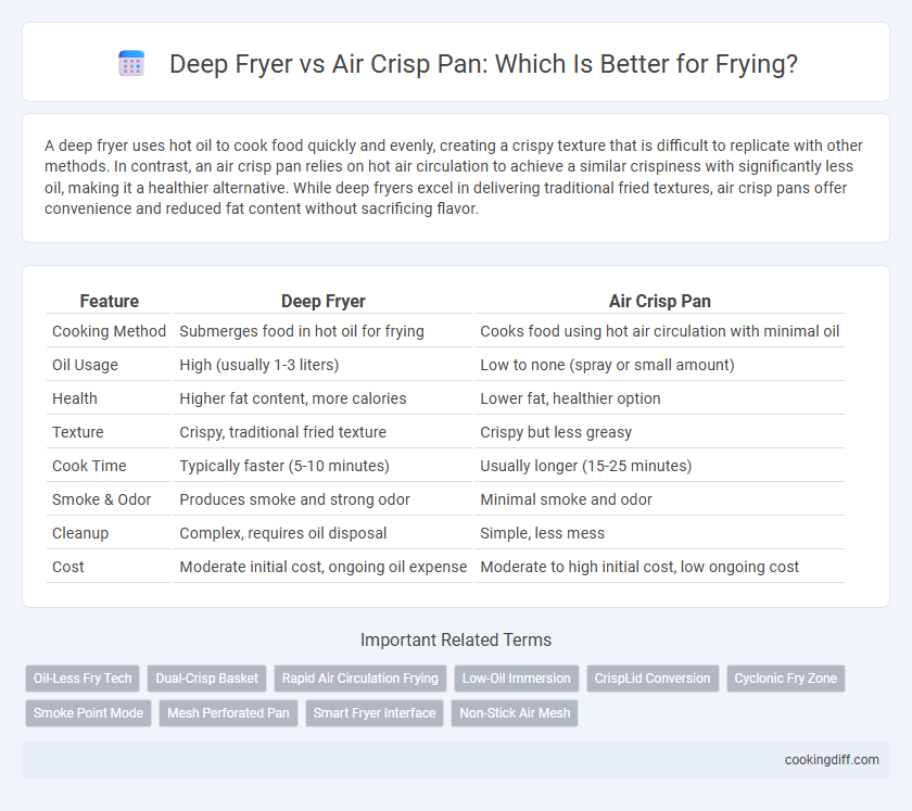 Deep Fryer vs Air Crisp Pan: Which Is Better for Frying?