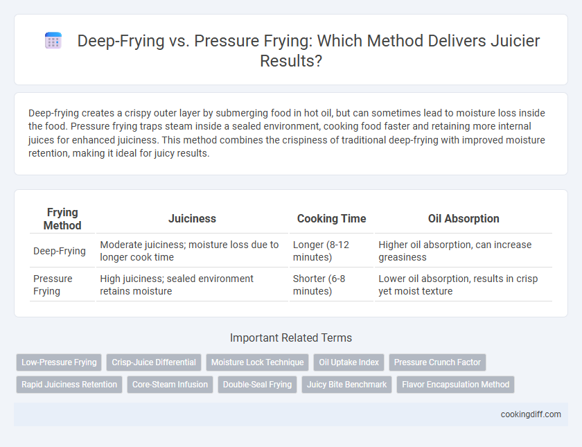 Deep-Frying vs. Pressure Frying: Which Method Delivers Juicier Results?
