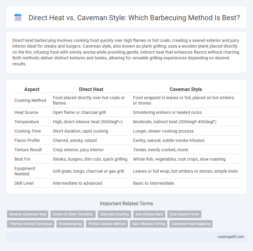 Direct Heat vs. Caveman Style: Which Barbecuing Method Is Best?