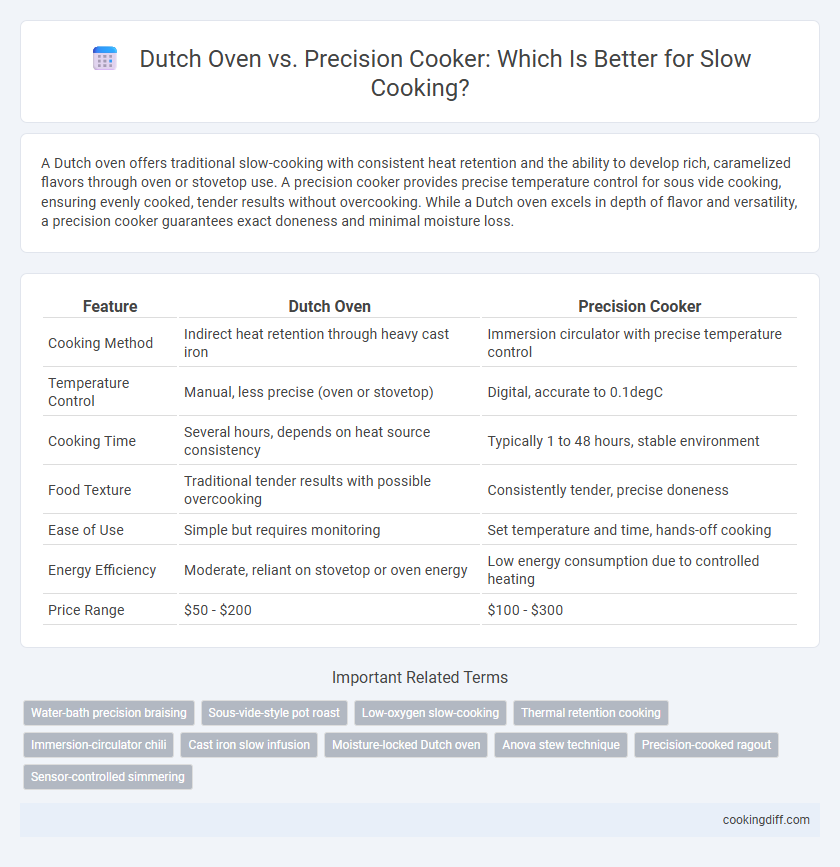 Dutch Oven vs. Precision Cooker: Which Is Better for Slow Cooking?