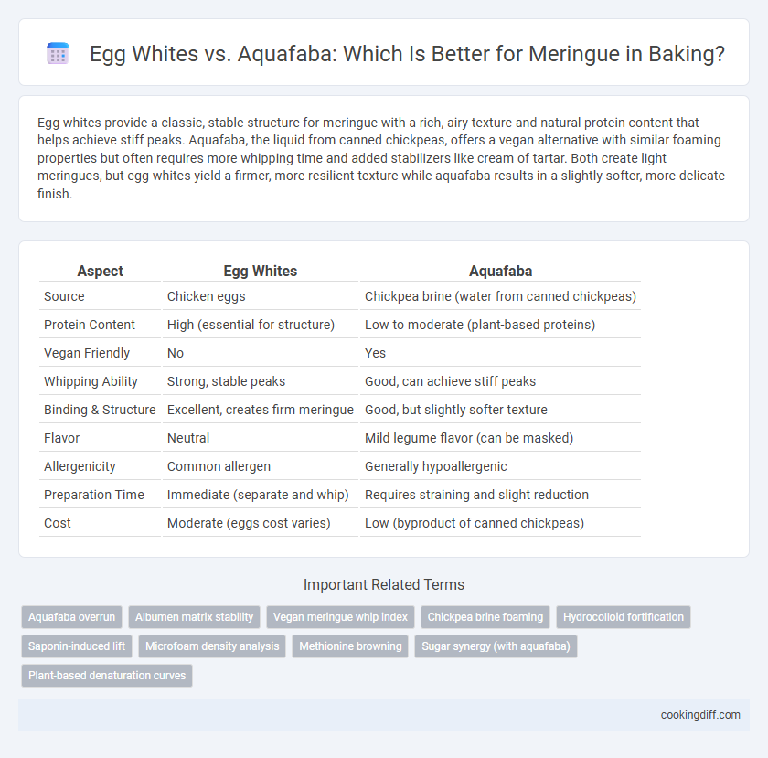 Egg Whites vs. Aquafaba: Which Is Better for Meringue in Baking?