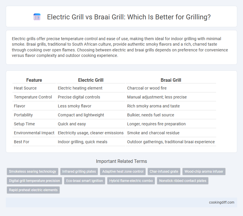 Electric Grill vs Braai Grill: Which Is Better for Grilling?