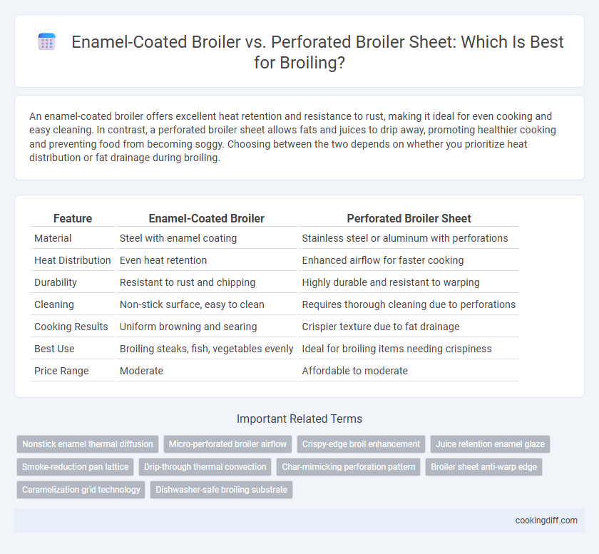 Enamel-Coated Broiler vs. Perforated Broiler Sheet: Which Is Best for Broiling?