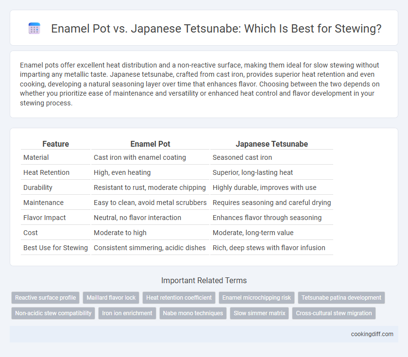 Enamel Pot vs. Japanese Tetsunabe: Which Is Best for Stewing?