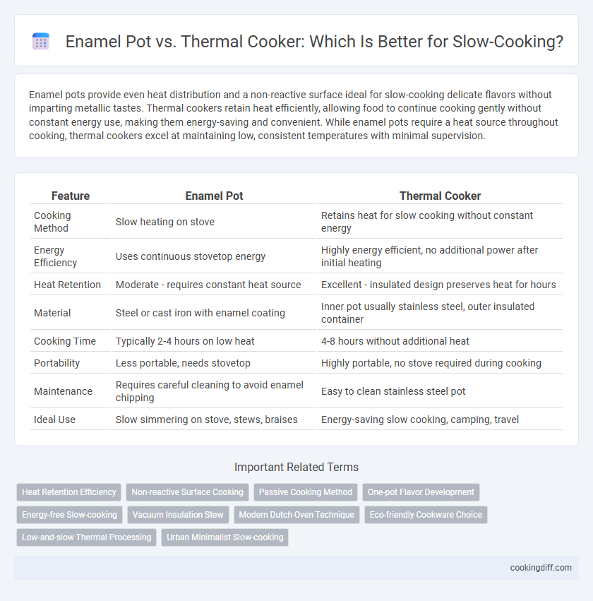 Enamel Pot vs. Thermal Cooker: Which Is Better for Slow-Cooking?