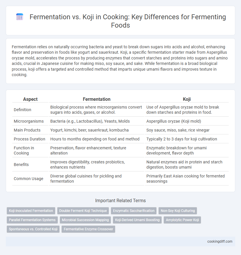 Fermentation vs. Koji in Cooking: Key Differences for Fermenting Foods
