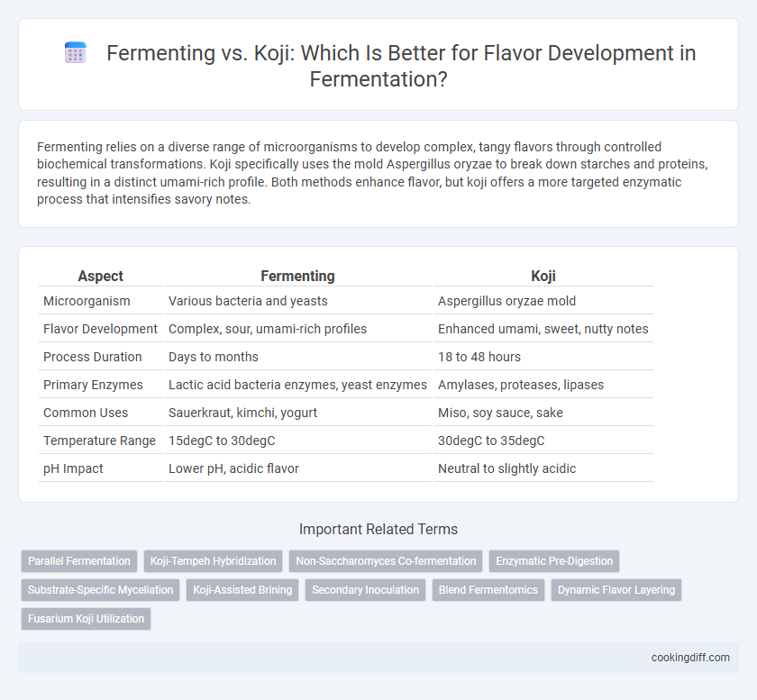 Fermenting vs. Koji: Which Is Better for Flavor Development in Fermentation?