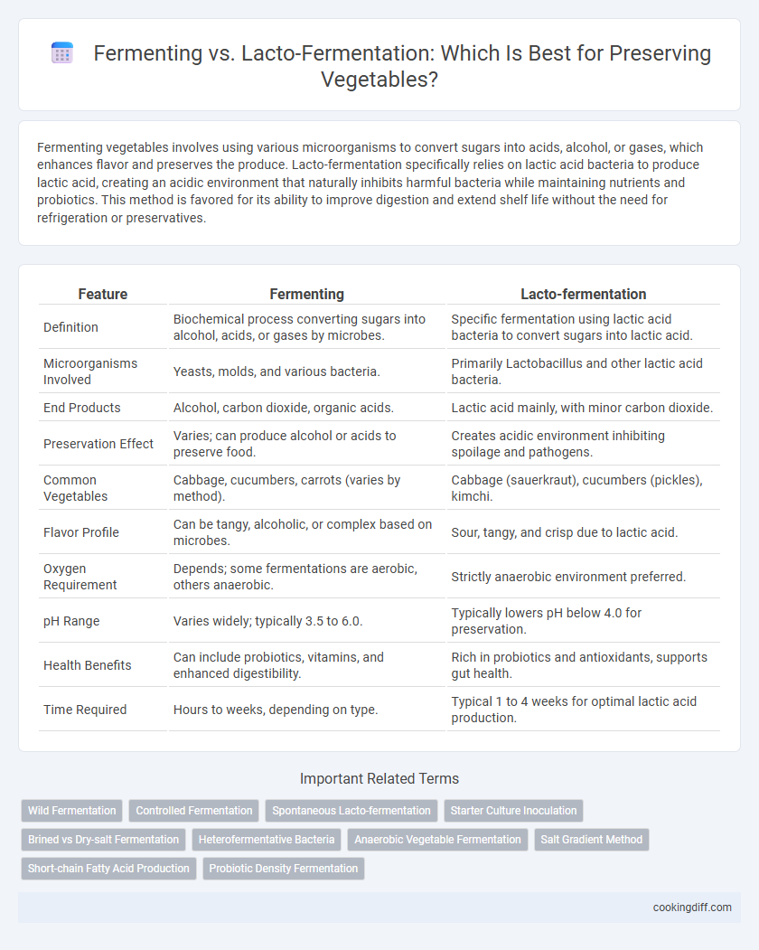 Fermenting vs. Lacto-Fermentation: Which Is Best for Preserving Vegetables?