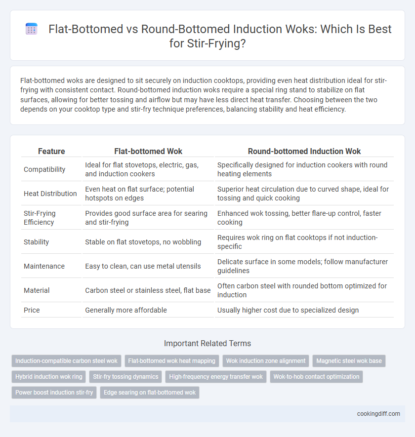 Flat-Bottomed vs Round-Bottomed Induction Woks: Which Is Best for Stir-Frying?